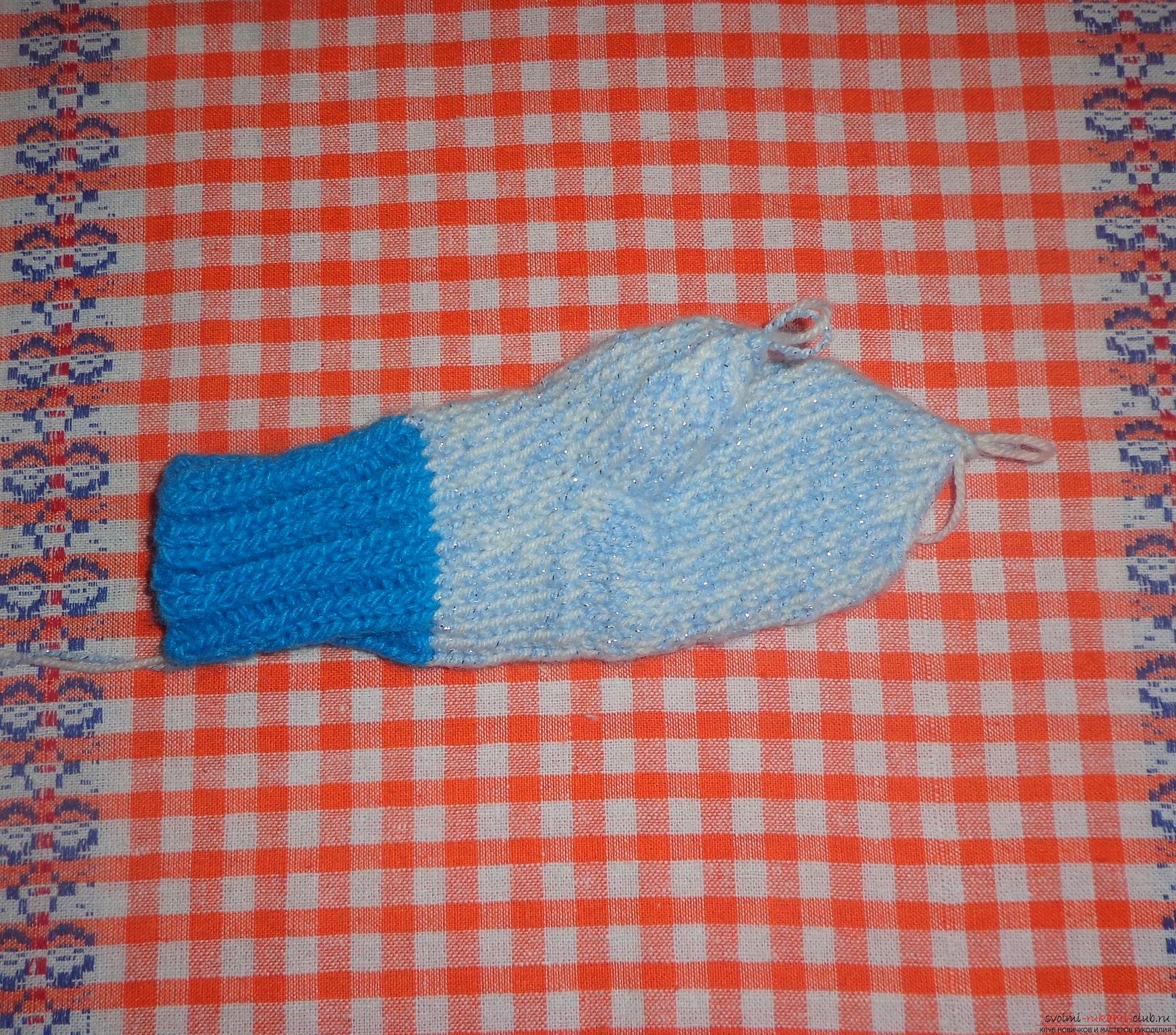 Снимка на уроци за плетене на ръкавици без ръкави 