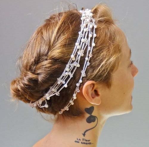Greek hairstyle for long hair. Photo №8
