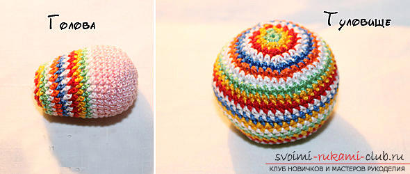 A lesson on knitting an amigurumi crochet with description and photo. Photo №7