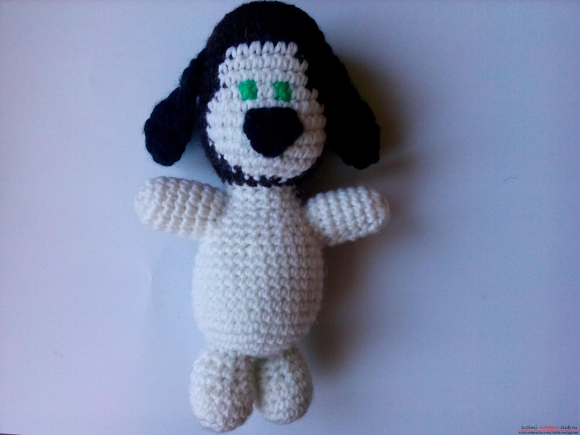 We create a knitted dog with a skirt with our own hands - an interesting master class. Photo number 12