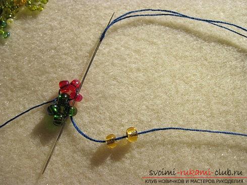 Master classes for weaving plaits of beads of various sizes, photo of finished products .. Photo # 5