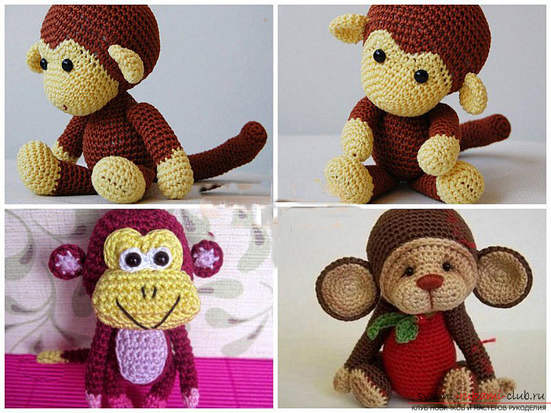 Как да плете една маймуна amigurumi със собствените си ръце с снимка и описание .. Снимка # 1