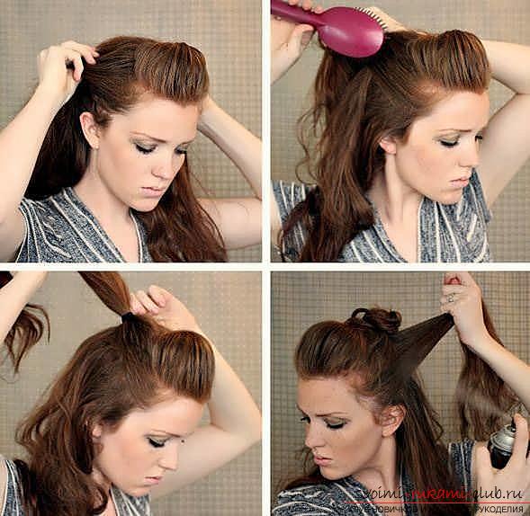 We learn to make fast and beautiful hairstyles with our own hands with a photo. Photo №7