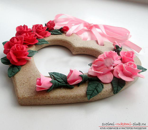 How to make a souvenir with roses in person to the Day of all lovers ?. Photo # 2