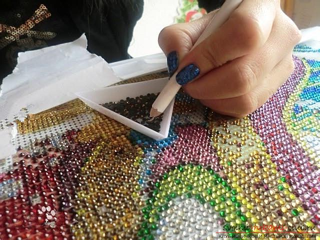 Interesting master classes of diamond embroidery with rhinestones. Photo №4