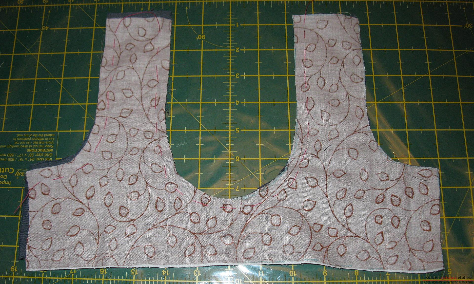 Step-by-step photos to the lesson on sewing a shopping bag. Picture №3