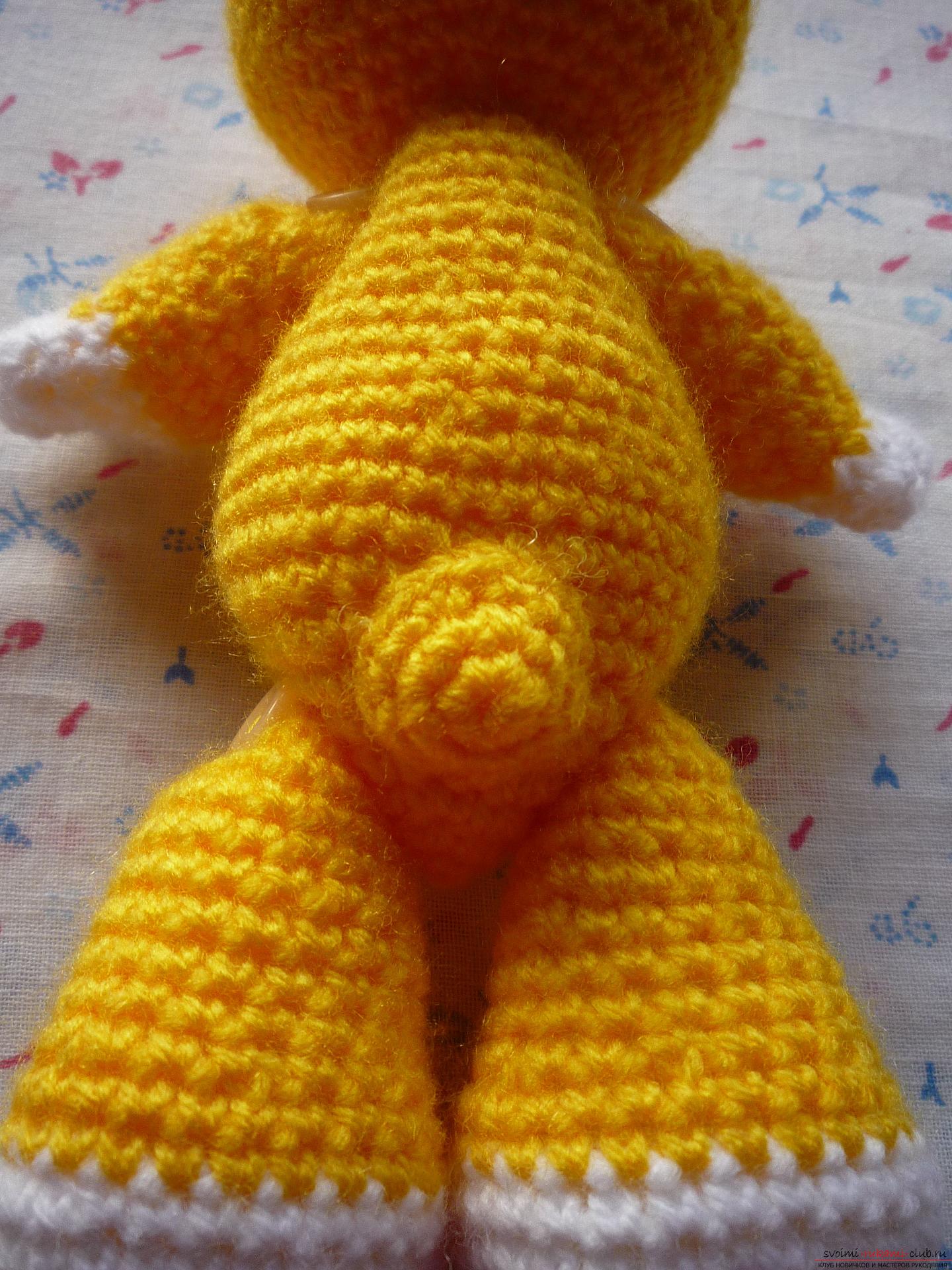 This master class of soft toys will teach crochet teddy bear Amigurumi. Picture №30
