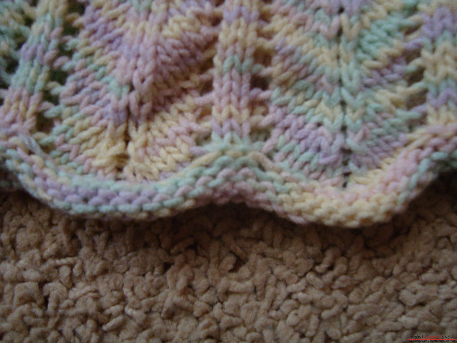Photo to a lesson on knitting a summer cap for a girl. Picture №3
