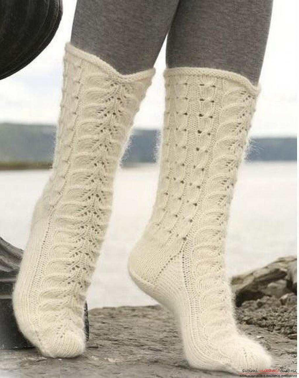knitted women's socks. Photo №7