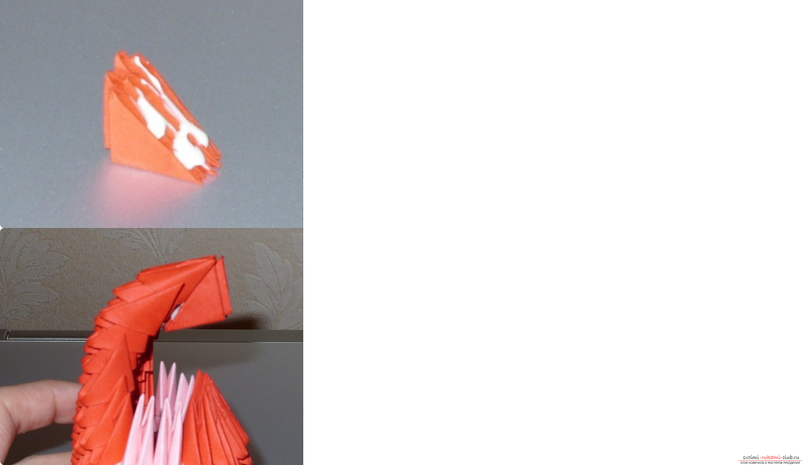 A parrot in a modular origami technique. Photo №71