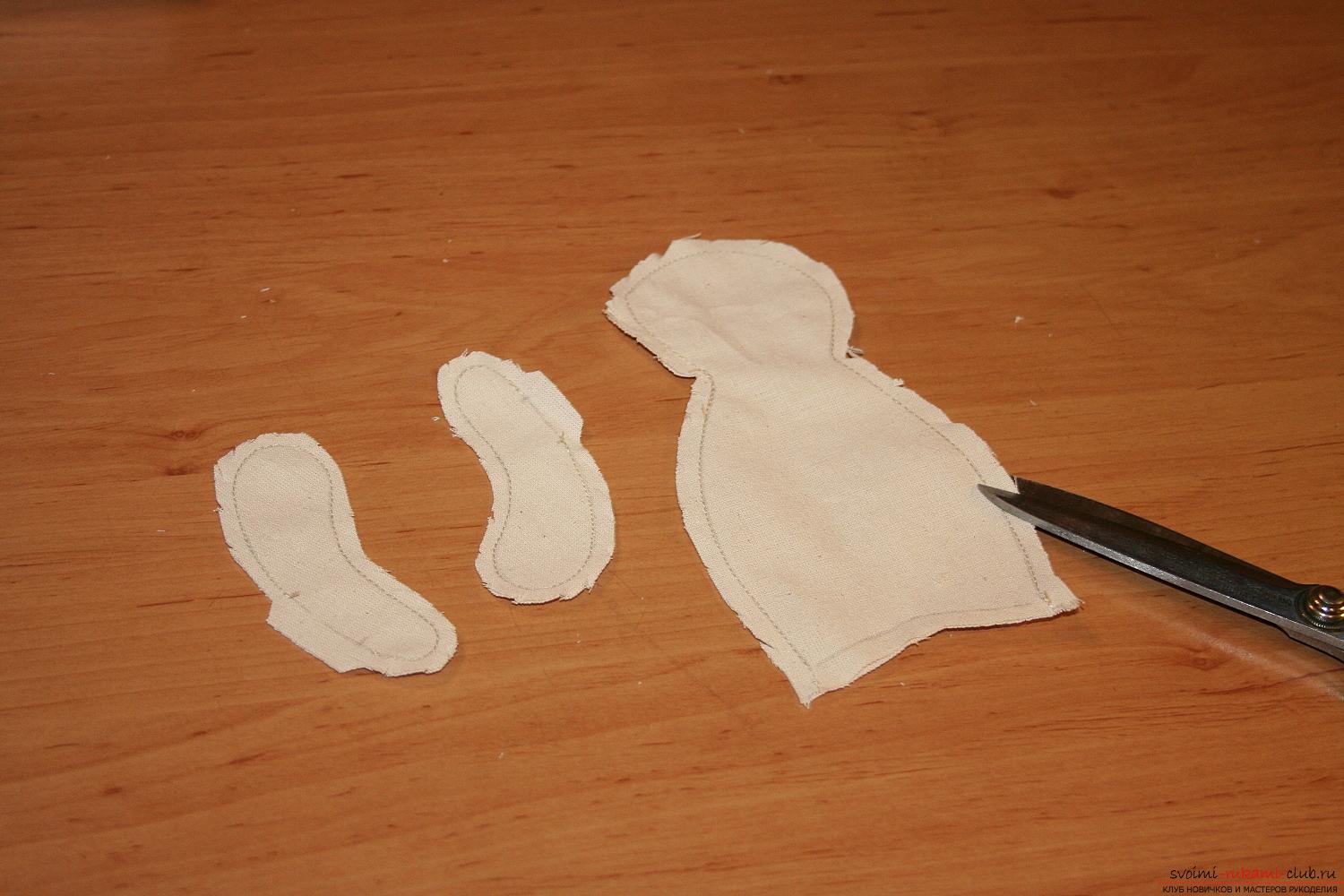 A master class on the creation of a New Year's doll will help to make a hare to Tilda with his own hands. Photo Number 9