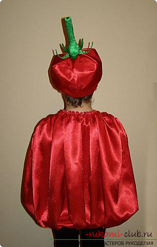 Create a tomato costume for your child with your own hands. Photo №1