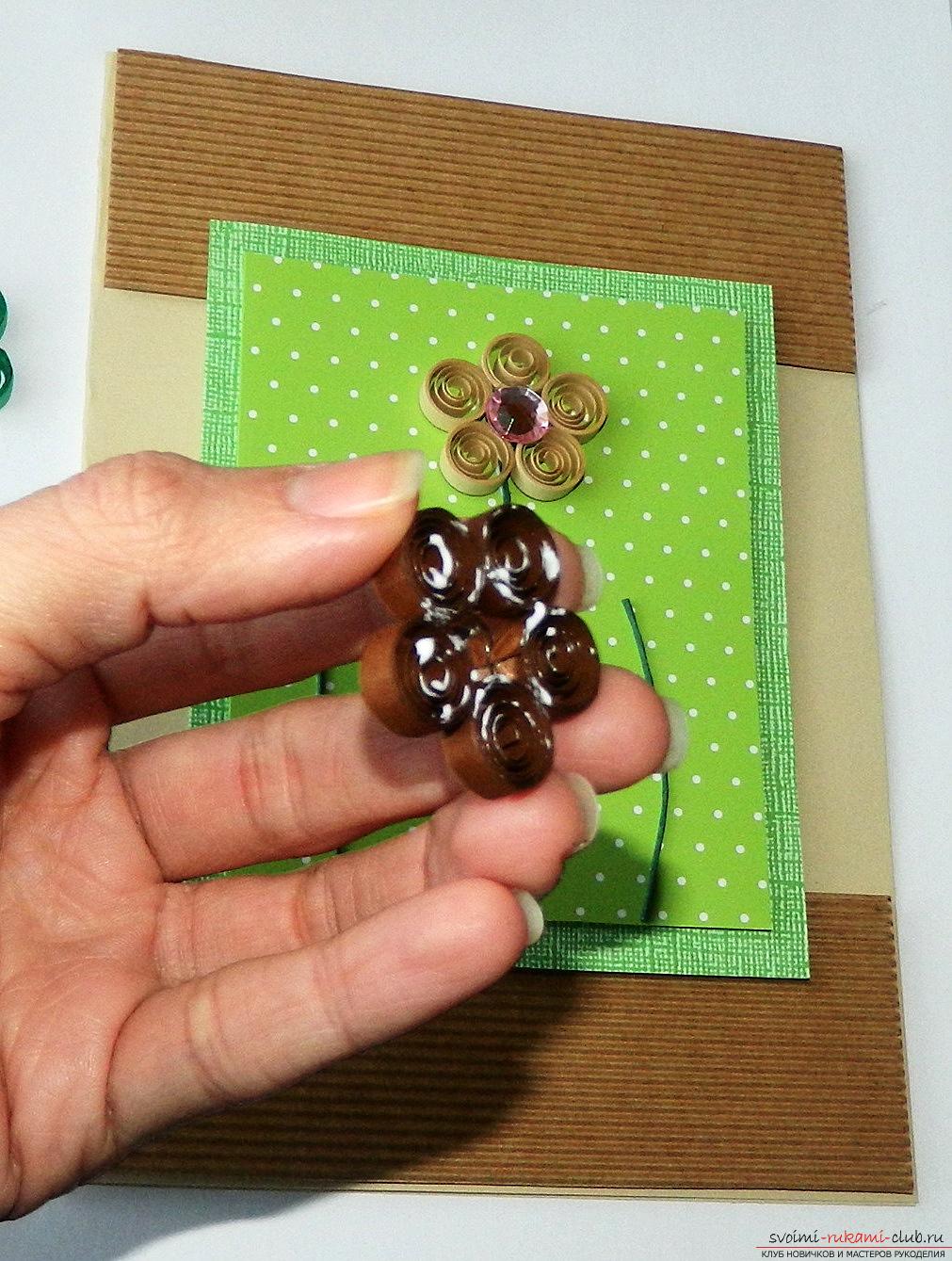 This master class will tell you how to make a birthday card with your own hands .. Photo №15