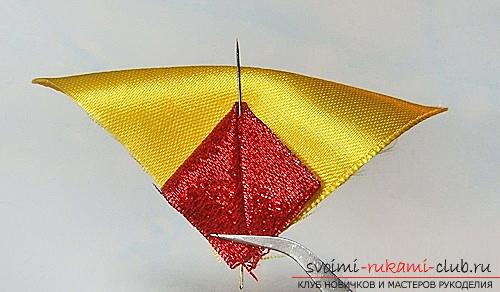 Three free master classes for creating butterflies from satin ribbons in Kansas technique .. Photo # 35