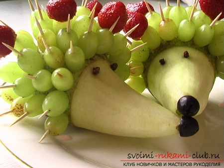 We create magnificent crafts made of fruits with our own hands. Picture №3