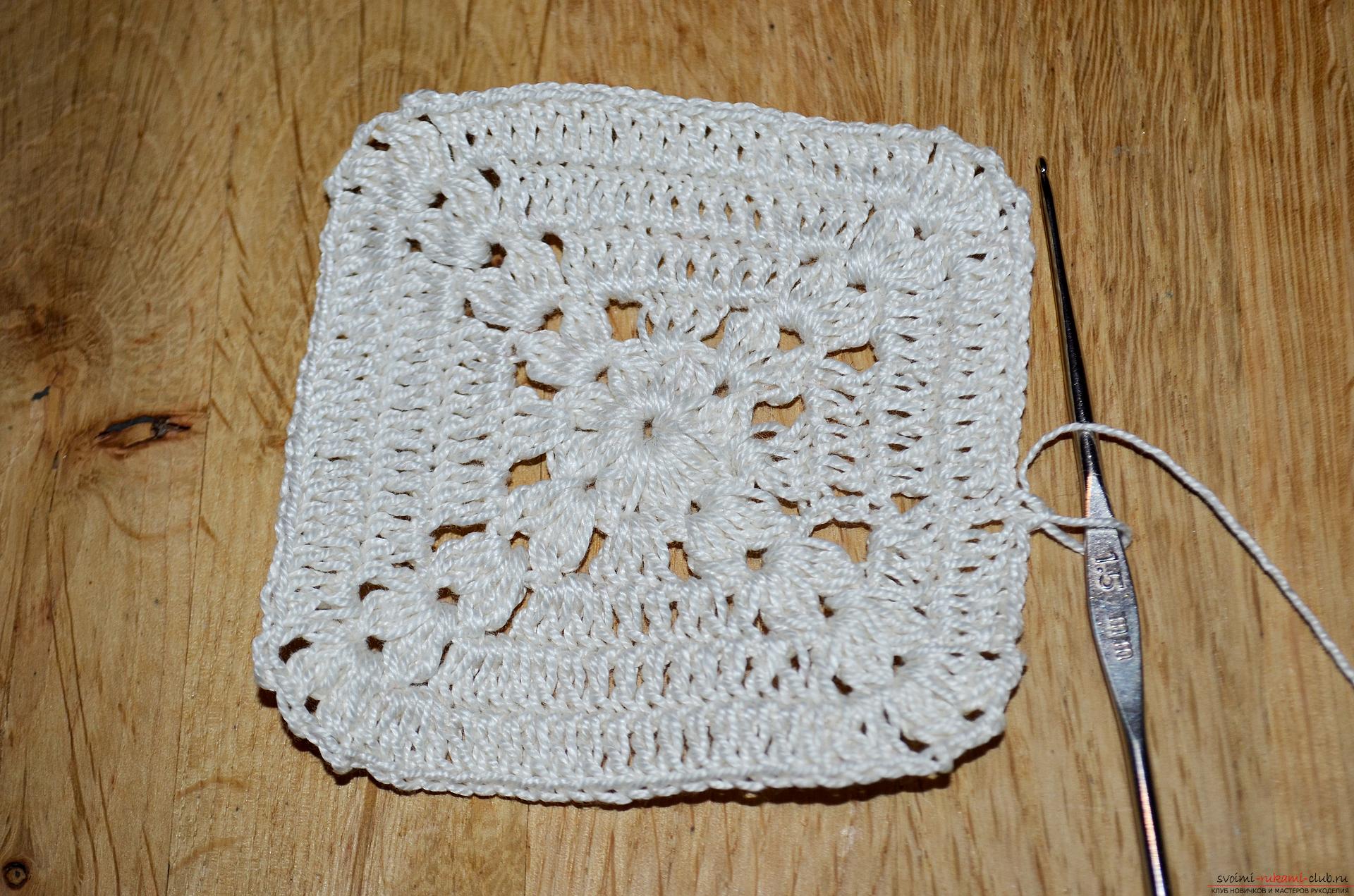 A crocheting lesson for the original cushion-needle bed with step-by-step recommendations and photos. Photo Number 11