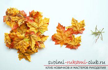 Crafts, autumn crafts that can be made from leaves, autumn glass ball, paintings on the theme of autumn, detailed instructions and phased photos .. Photo №13