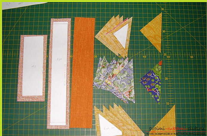 Sewing a pencil case using the Japanese patchwork technique. Photo №5