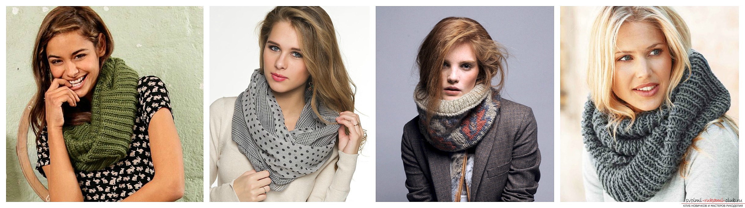 knitted knitted scarf for women. Photo # 2