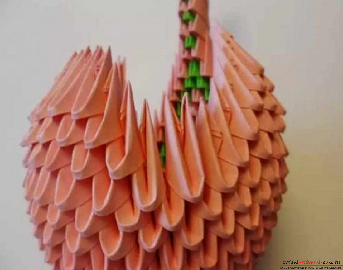 modular origami peacock. Photo №29
