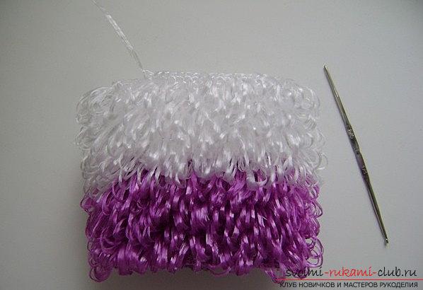 Crochet crochet crochet from polypropylene for beginners - work yourself. Photo Number 14