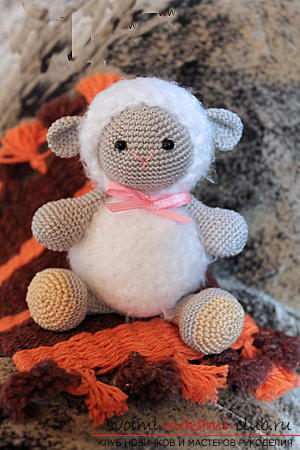 Tie the lamb amigurumi with your own hands using the hook: step-by-step description and photo. Photo №5