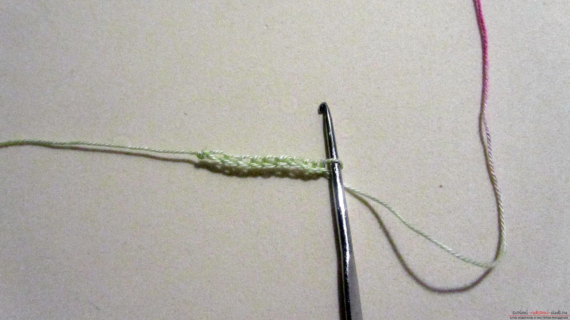 Master class on crocheting an openwork braid with a photo - scheme and description. Picture №3