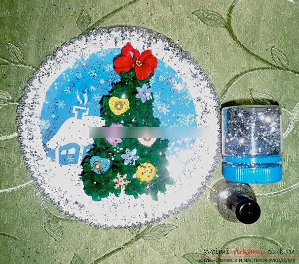 Quilling a New Year's panel with a Christmas tree - a quilling of Christmas crafts and a master class. Photo №5
