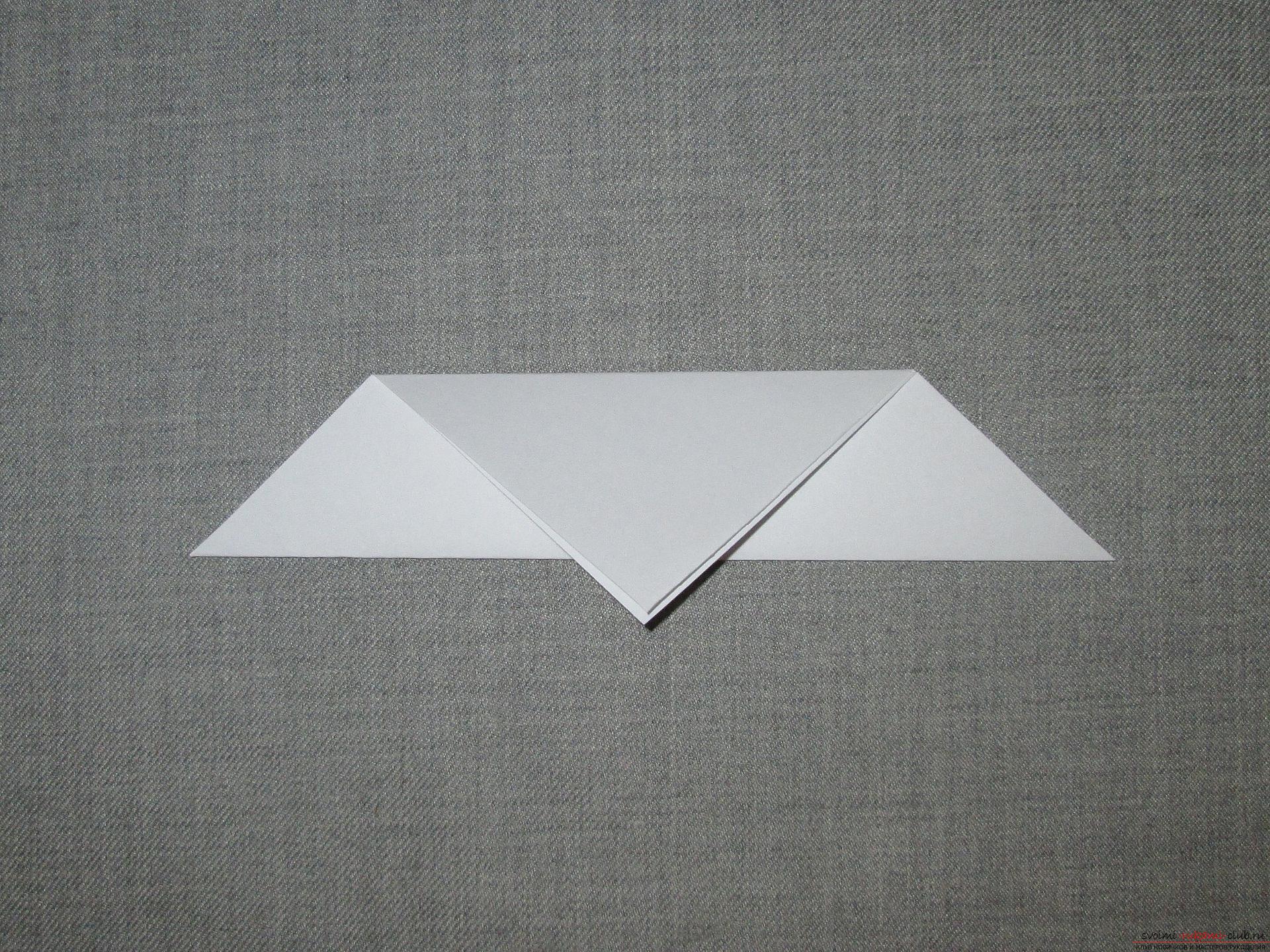 Deze gedetailleerde workshop van origami voor kinderen van 8 jaar zal leren hoe origami-duiven te maken van papier .. Foto # 4