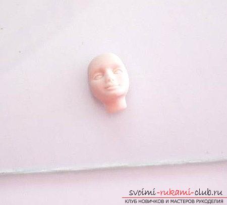 How to make a doll of polymer clay with your own hands? Lesson and photos. Photo №8