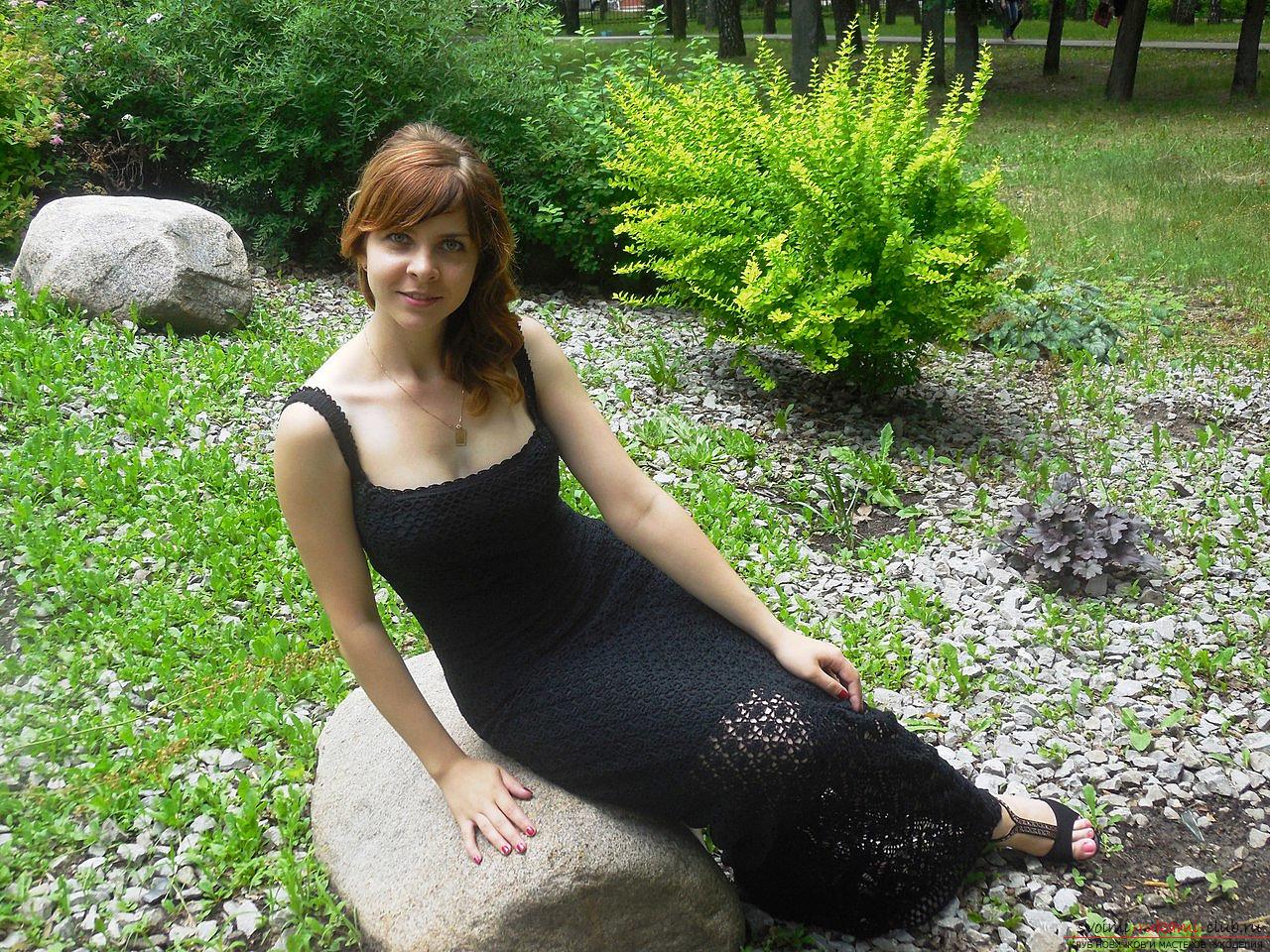 Black dress of 100% cotton. Photo №6