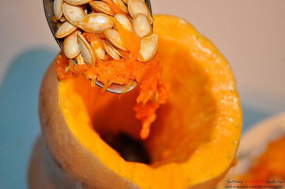 How to make a lamp from a pumpkin with your own hands .. Photo # 3