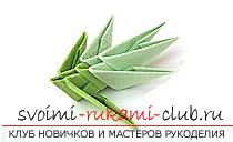 Як створити вироби в класичному орігамі, створення ялинки в техніці модульного орігамі .. Фото №65