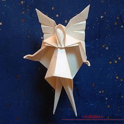 Origami, an angel of paper. Photo №5