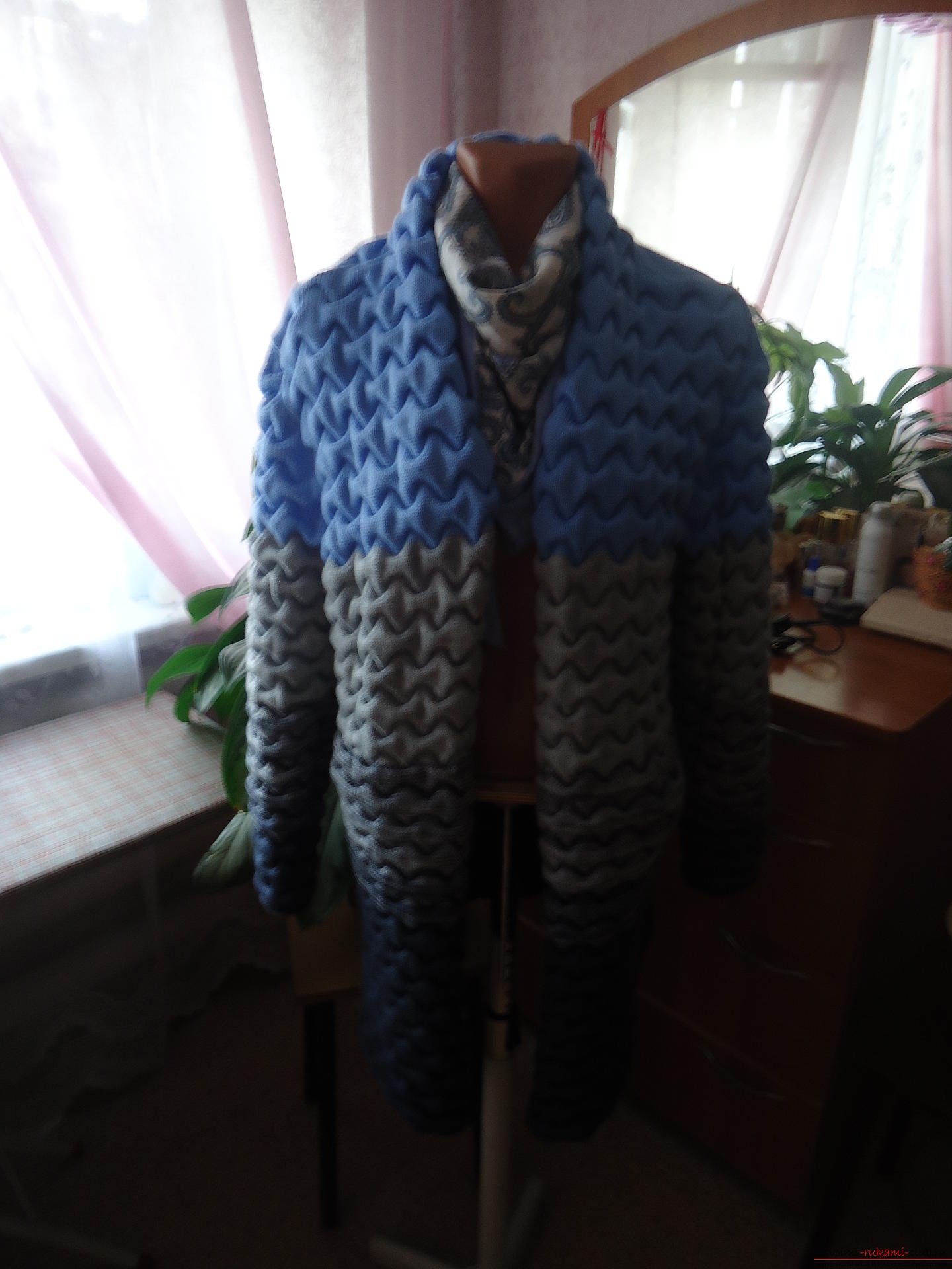 Female cardigan of machine knitting. Photo №1