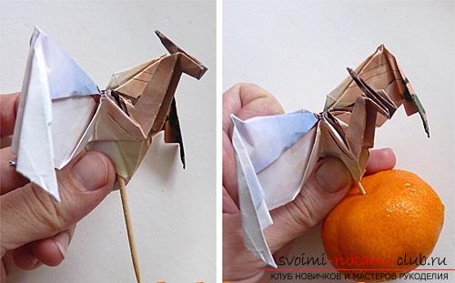 How to create own handicrafts in origami technique for children of 9 years old. Photo # 35