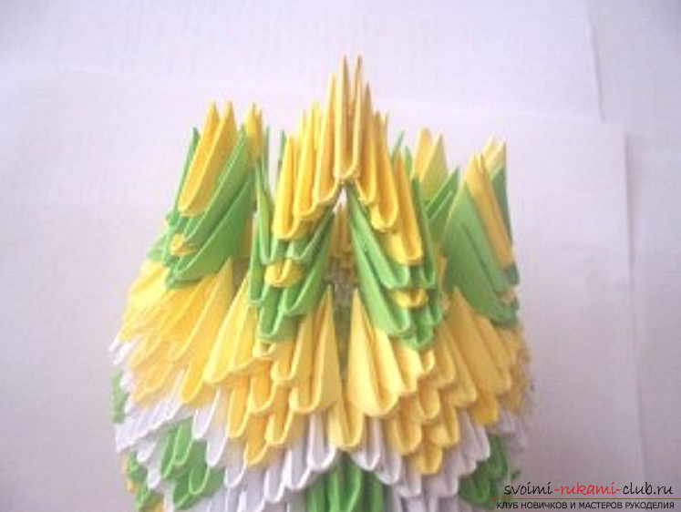 Modular origami vase. Photo # 23
