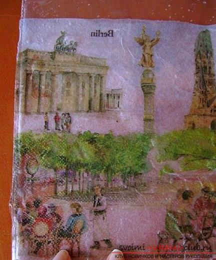 Beautiful decoupage of the picture with your own hands - lessons and photographs of works. Picture №3