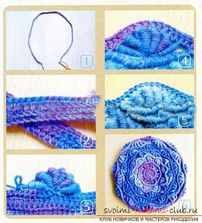 Two lessons on knitting beautiful berets with crochet for beginner needlewomen with photo and description. Photo №4