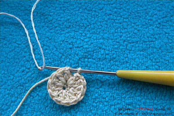 knitting the original crochet flowers for beginners. Photo №4