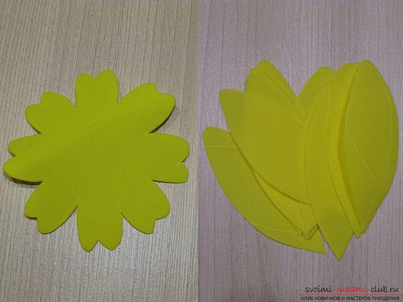A master class with step-by-step photos will teach you how to make flowers from fameirana yourself. Photo №5