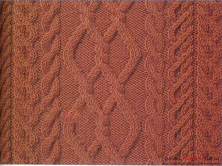 We knit the bag with the Aran pattern according to the scheme. Photo №7