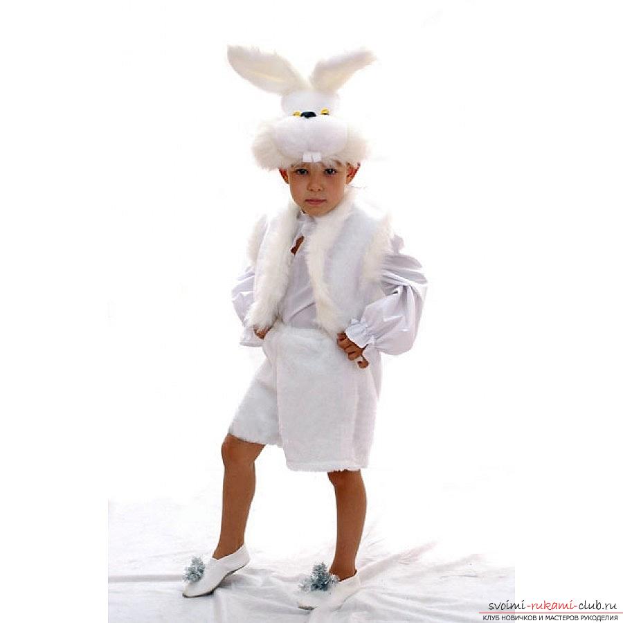 New Year costumes with their own hands, carnival costume for a boy, how to sew a hare suit for a boy with their own hands, tips, recommendations and step-by-step instructions .. Photo # 2