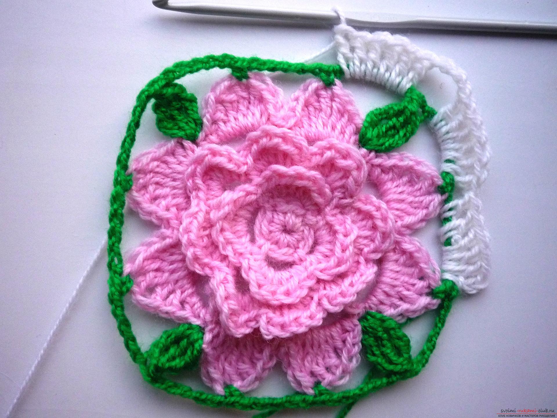 This crochet masterclass contains a crochet color scheme for the plaid .. Photo №19