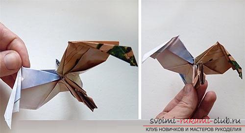 How to create your own handicraft in origami technique for children of 9 years old. Photo # 34