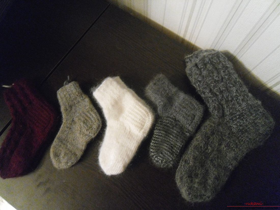children's knitted knitted socks. Photo №5