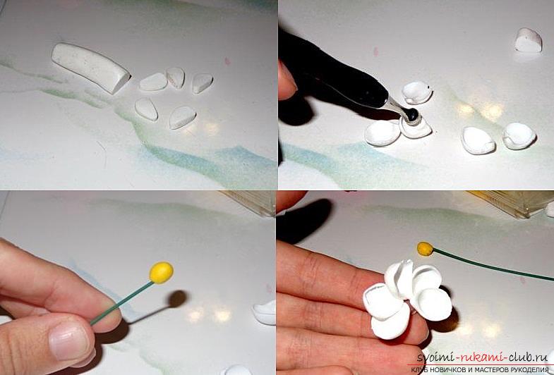How to make your own hair rim with polymer clay hair, master class with a photo .. Photo # 20