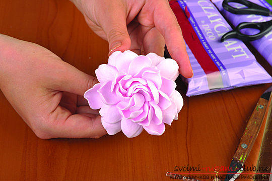 Master classes on the creation of bouquets of polymer clay with a description and photo .. Photo # 41