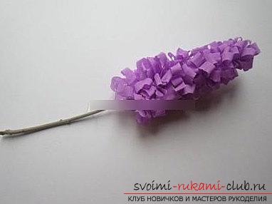 Quilling of lilac branches with own hands for a bouquet is a master class. Photo №6