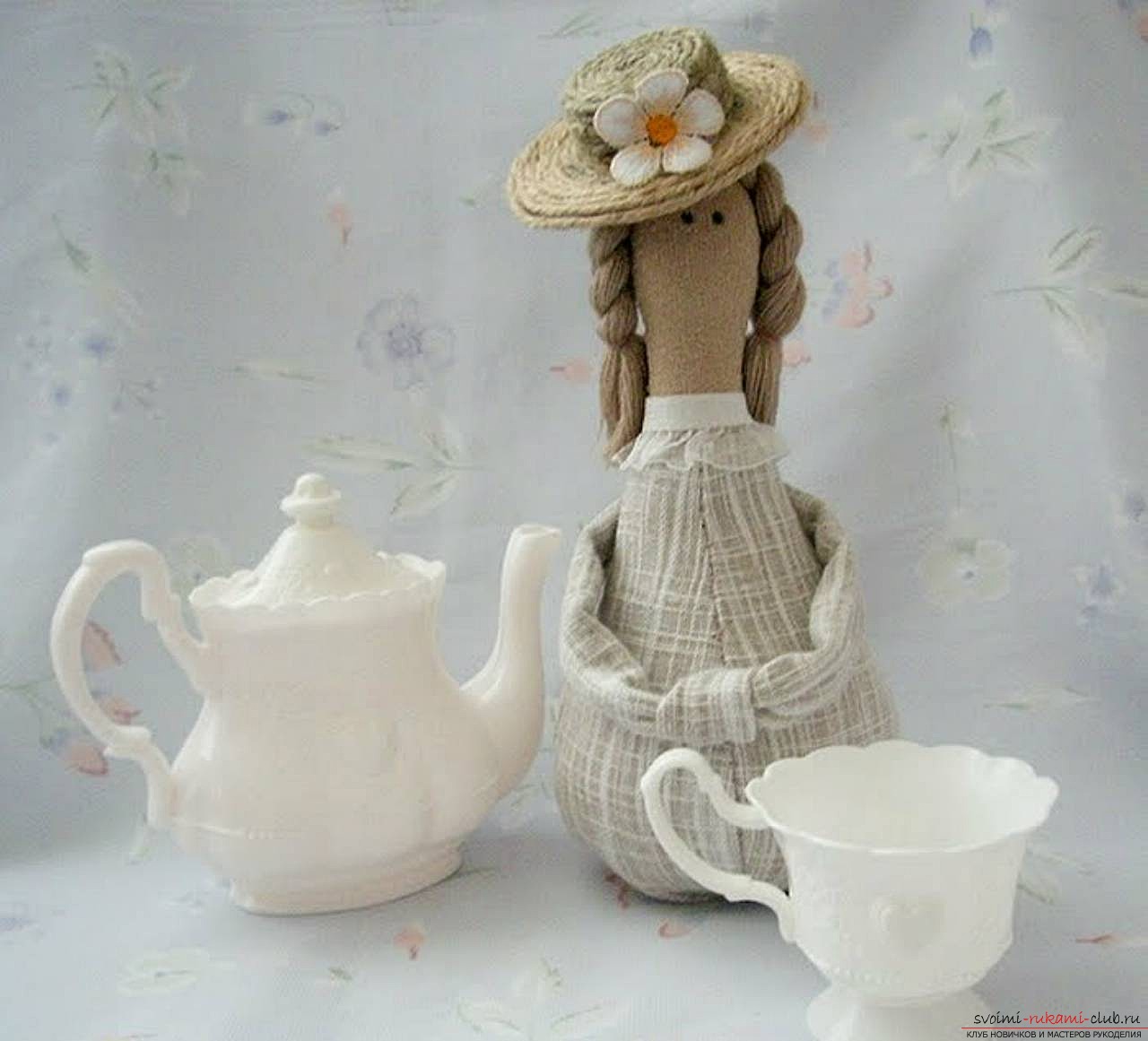 doll tilde for tea with his own hands. Photo №7